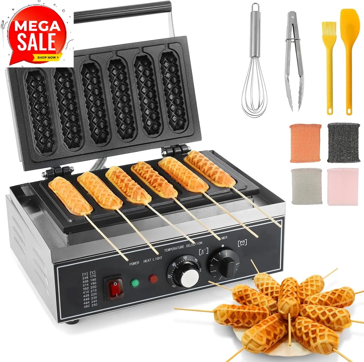Corn Dog Stick - Máquina de Fazer Corn Dog 6