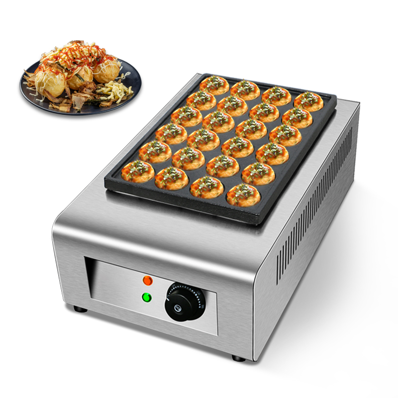 Takoyaki Grill Plate - Máquina comercial de grelha elétrica de