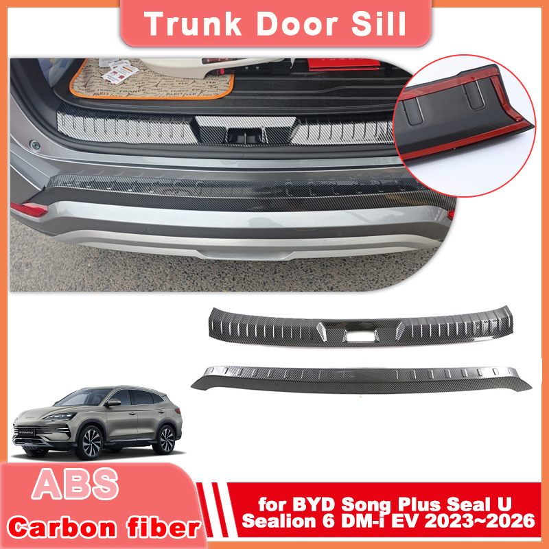 Crepe Pan Carbon - Protetor de Soleira da Porta Traseira