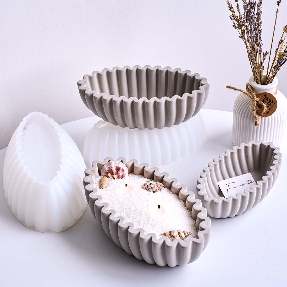 Potsticker Mold - Molde de Silicone Oval Listrado S/M/L