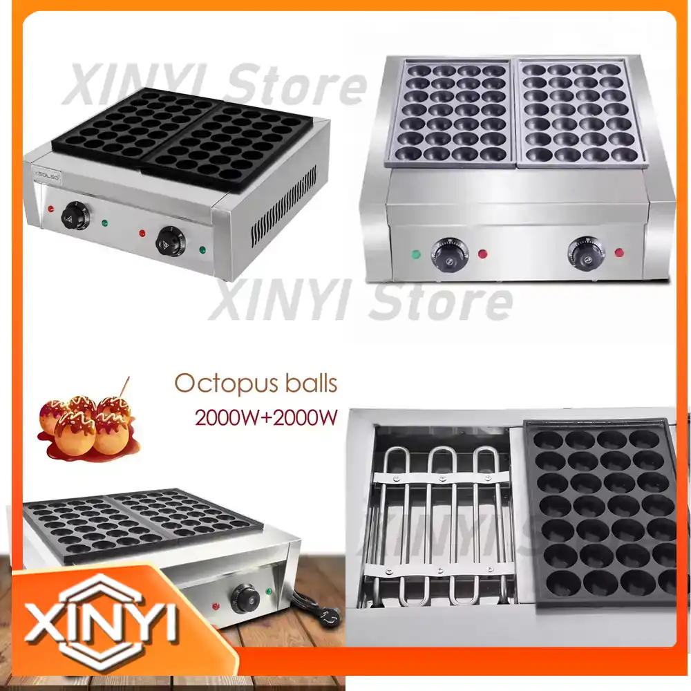 Takoyaki Grill Plate - XEOLEO para Uso Comercial, Máquina de
