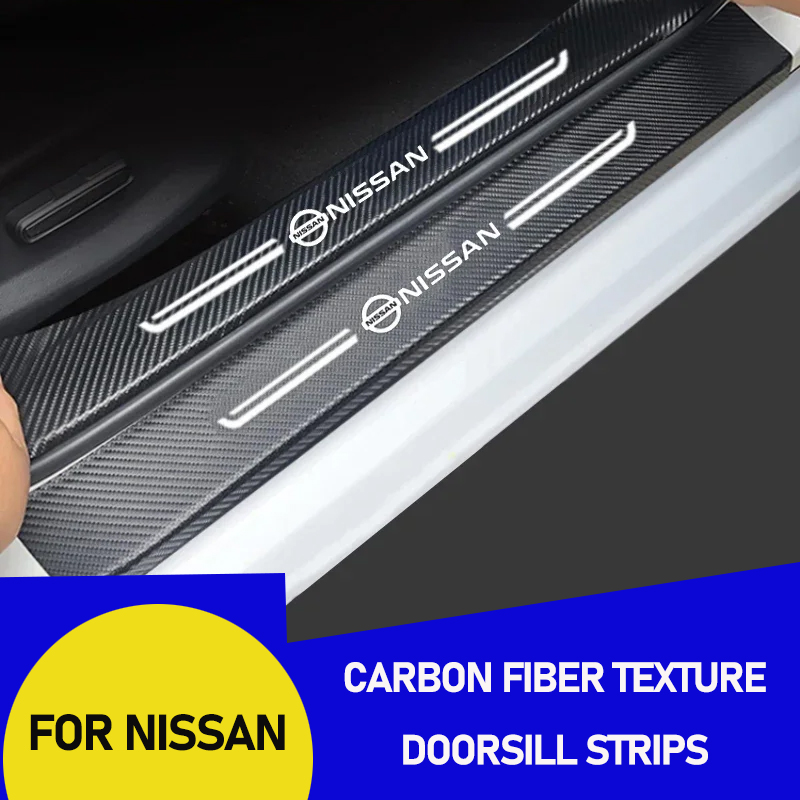 Crepe Pan Carbon - Adesivos Protetores de Soleira de Porta