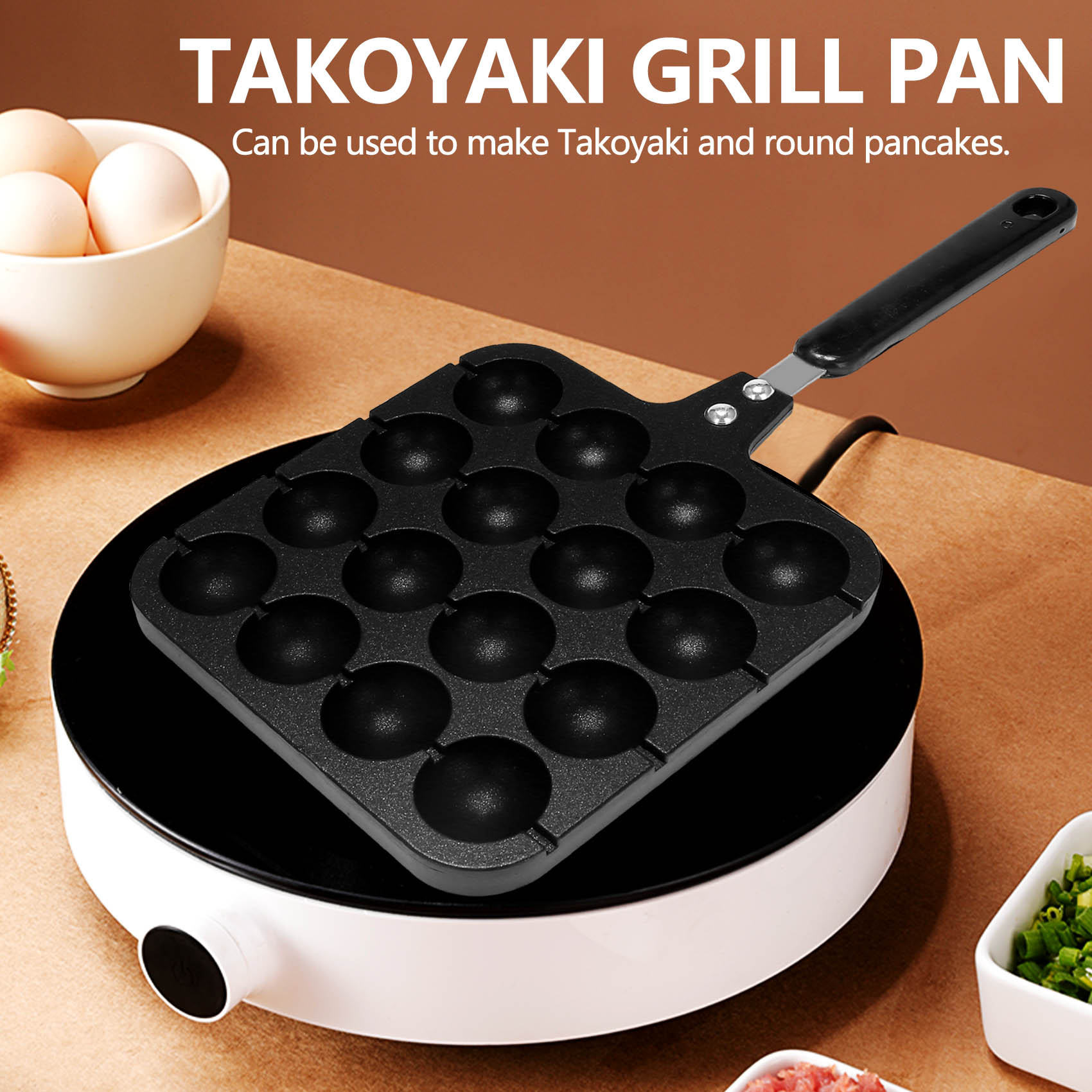 Forma de Alumínio para Takoyak - Takoyaki Grill Plate avaliação e preço