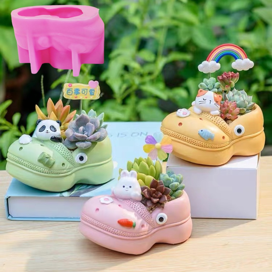 3D Animal Chinelos para Planta - Potsticker Mold avaliação e preço