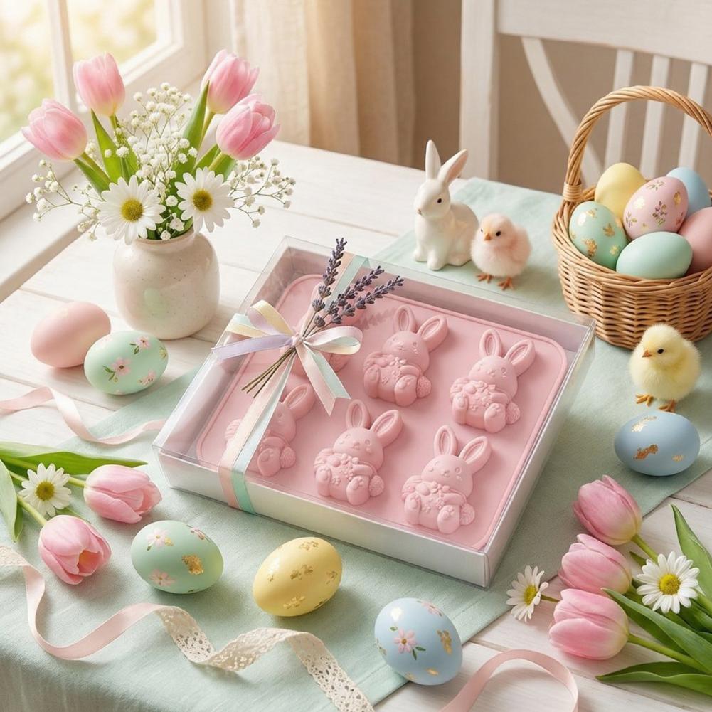 Forma de Gelo de Páscoa, Conju - Bunny Cake Mold avaliação e preço