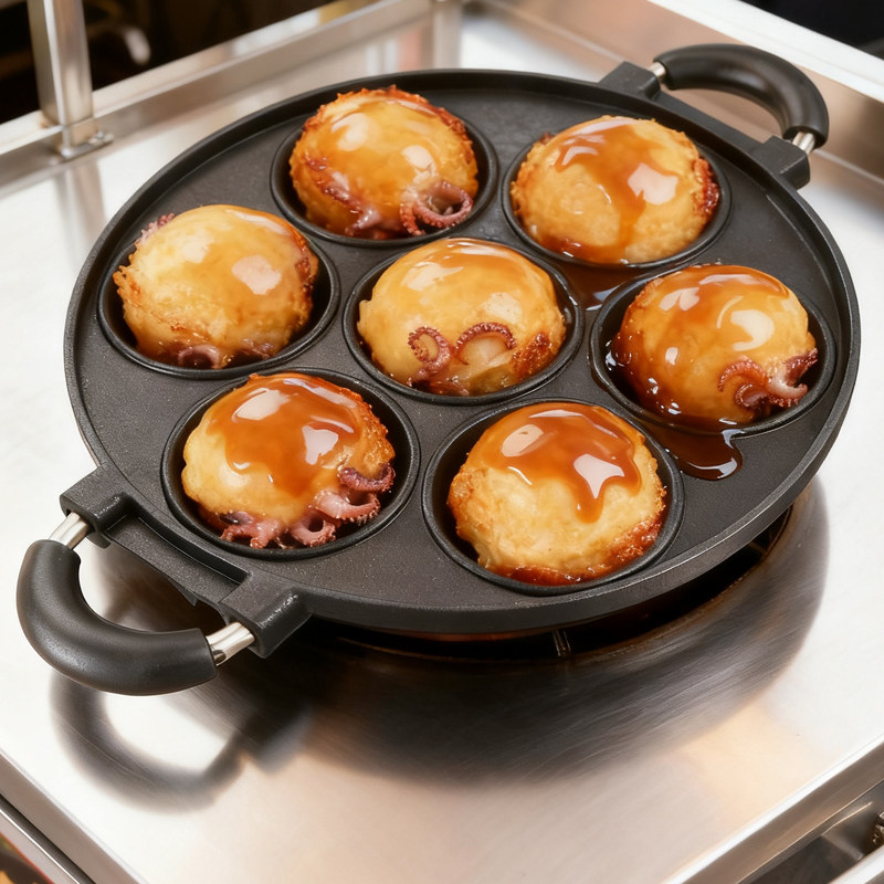 Chapa Grande para Fazer Takoya - Takoyaki Grill Plate avaliação e preço