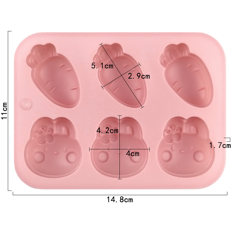Molde de silicone dos desenhos - Bunny Cake Mold avaliação e preço