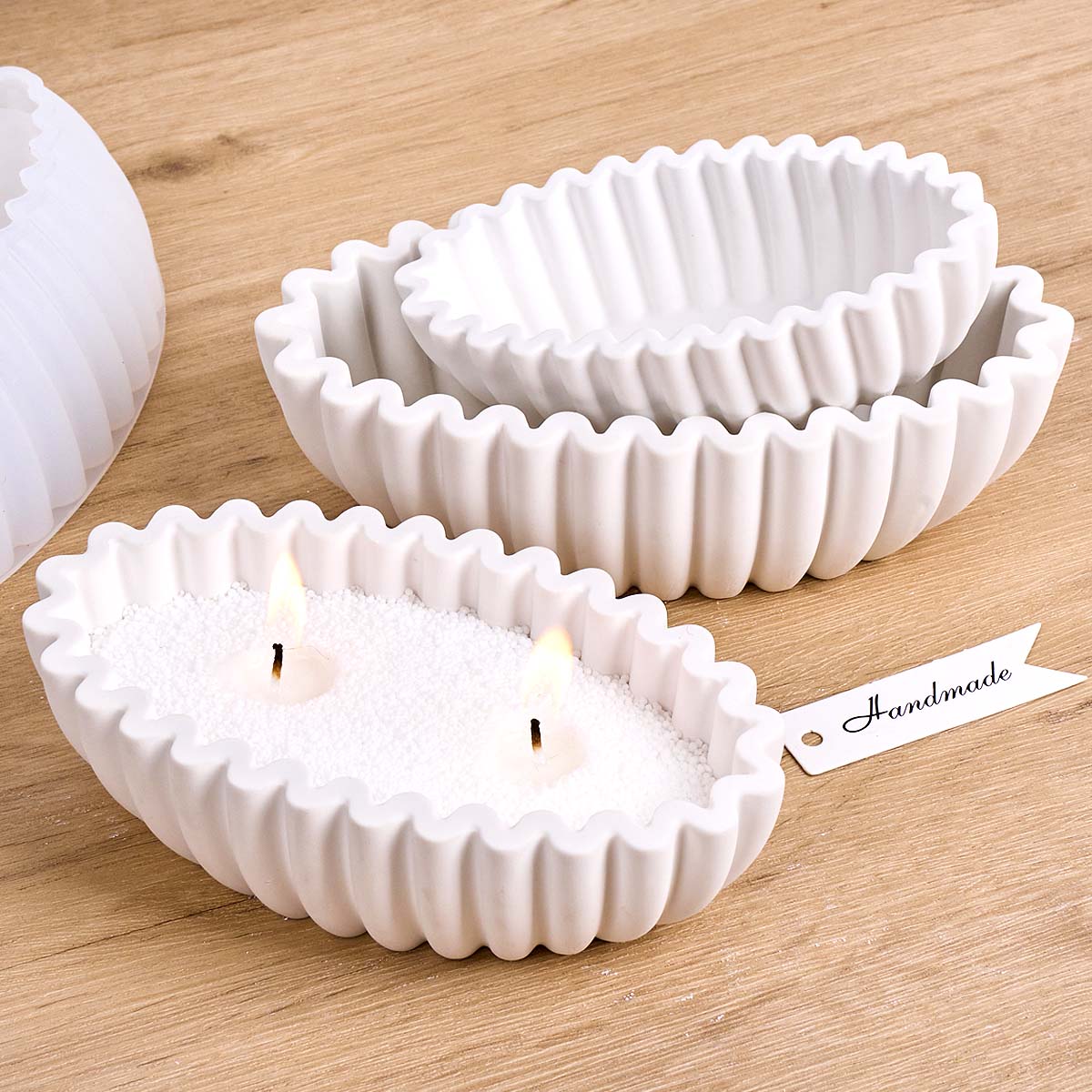 Molde de Silicone Oval Listrad - Potsticker Mold avaliação e preço